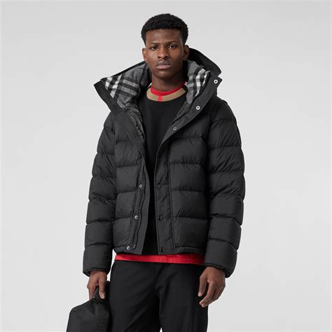 burberry coat mens puffer|burberry down filled puffer coat.